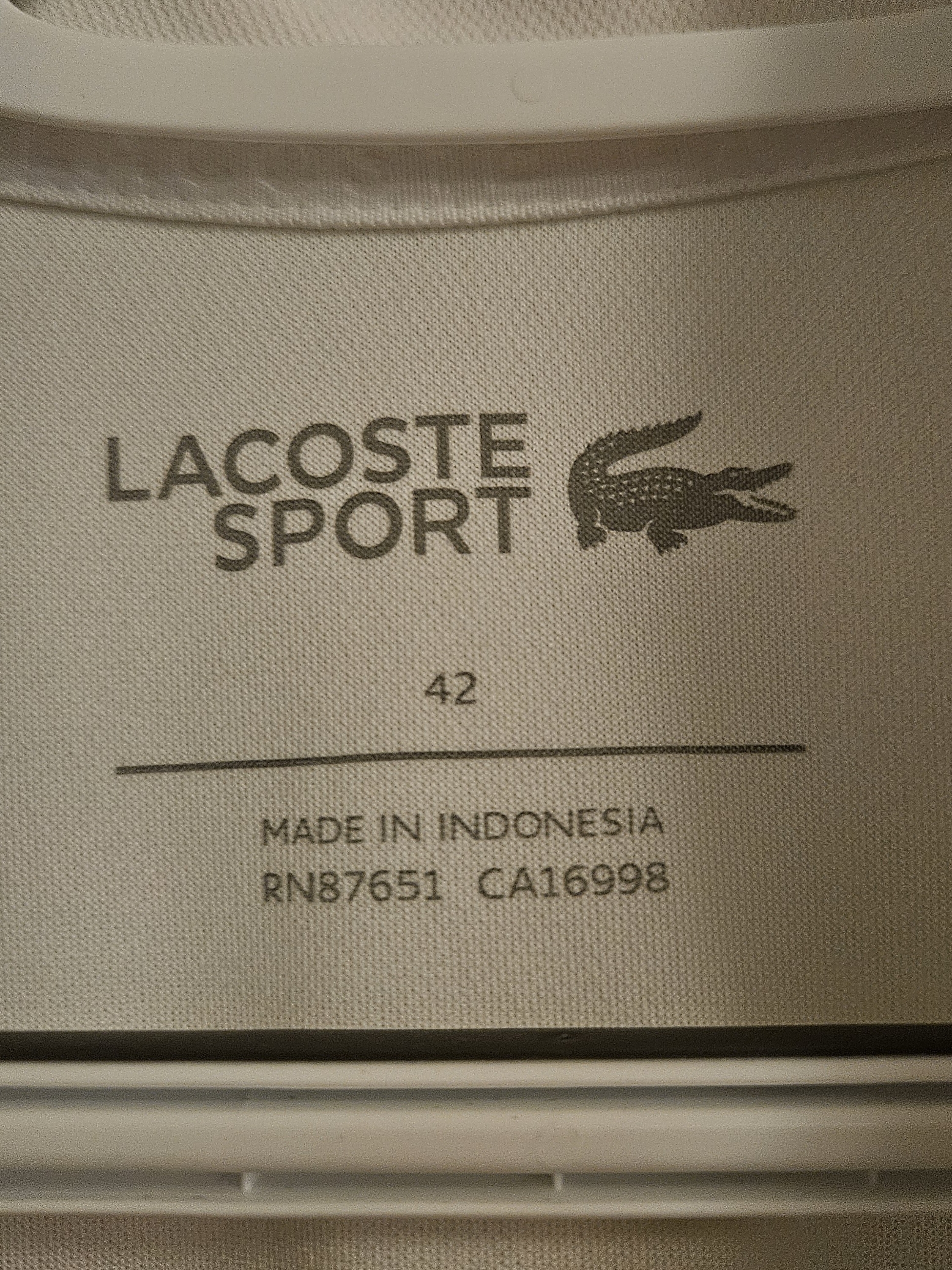 Lacoste 1/4 Zip Performance Tennis Dress 42 Nwt No Shorts — image 3 of 8
